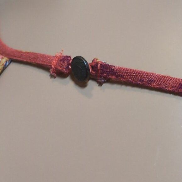 3/$20 American Eagle Floral Keyhole Flowy Blouse Boho Fall Long Sleeve AEO - Picture 4 of 13